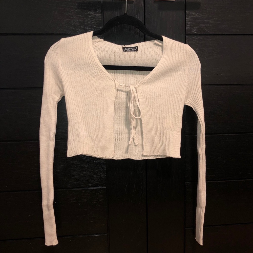 Tie Front Sweater